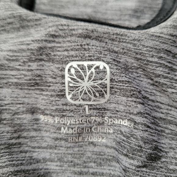 Apana Athletic Dress Moisture Wicking Built In Bra Racer Back Size Large - Picture 7 of 7